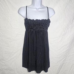 Vintage y2k 2000s polka dot whimsical babydoll top